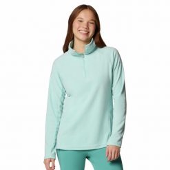 Bluza polarowa damska Columbia Glacial IV Half Zip. Brązowe bluzy damskie Columbia, bez wzorów, z polaru, sportowe, bez ramiączek, bez kaptura. Za 104.99 zł.