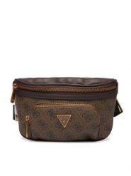 Guess Nerka HMEVZL P3231 Brązowy. Brązowe saszetki i nerki męskie Guess, z aplikacjami, ze skóry. Za 369.99 zł.