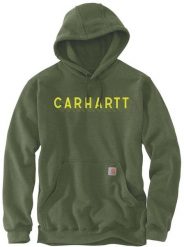 Bluza Carhartt Rain Defender Midweight Logo Chive. Bluzy męskie Visent, m, bez wzorów, bez ramiączek, bez kaptura. Za 301.05 zł.