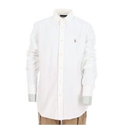Second life - Polo Ralph Lauren koszula damska Oxford klasyczna - Jak nowy. Białe koszule damskie Ralph Lauren, l, bez wzorów, eleganckie, bez kołnierzyka, bez ramiączek. Za 170.36 zł.