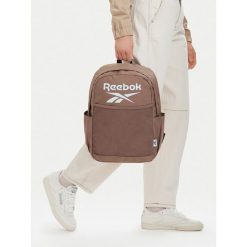 Plecak Reebok. Brązowe plecaki męskie Reebok, bez wzorów, sportowe. Za 69.99 zł.