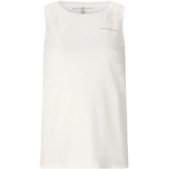 Damski tank top techniczny Endurance Waane. Białe topy damskie Endurance, bez wzorów, sportowe, bez kołnierzyka, bez ramiączek. Za 197.50 zł.