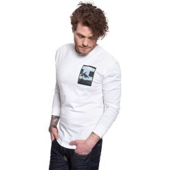 LEE LS GRAPHIC CREW BRIGHT WHITE L63DFELJ 112114991. Białe t-shirty męskie Lee, l, bez wzorów, bez kołnierzyka, bez ramiączek. Za 99.99 zł.