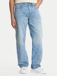 Calvin Klein Jeans Jeansy LV04RG765G Niebieski Straight Fit. Niebieskie jeansy męskie Calvin Klein Jeans, z jeansu. Za 529.99 zł.