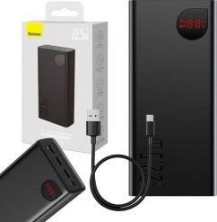 Powerbank Baseus Szybko ładujący Power Bank Adaman, 40000mAh 22,5W (czarny). Czarne powerbanki Baseus. Za 217.96 zł.