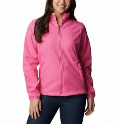 Kurtka Sportowa Przejściowa Columbia Kruser Ridge Ii Softshell. Czerwone kurtki sportowe damskie Columbia, s, bez wzorów, z materiału, bez ramiączek, bez kaptura, trekkingowe. Za 198.99 zł.