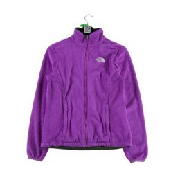 Second life - Kurtka polarowa TNF Osito dla kobiet - Stan bardzo dobry. Fioletowe kurtki sportowe damskie The North Face, na zimę, s, bez wzorów, z materiału, bez ramiączek, bez kaptura, trekkingowe. Za 190.31 zł.