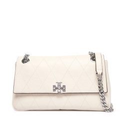 Torebka Tory Burch. Białe listonoszki damskie Tory Burch, bez wzorów, bez dodatków. Za 2,384.00 zł.