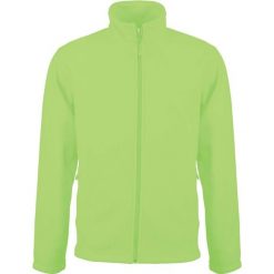 Polarowa kurtka z zamkiem Kariban Falco. Zielone kurtki męskie KARIBAN, m, bez wzorów, z polaru, bez kaptura. Za 145.00 zł.