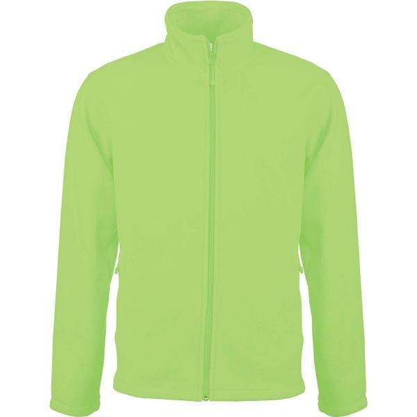 Polarowa kurtka z zamkiem Kariban Falco. Zielone kurtki męskie KARIBAN, m, bez wzorów, z polaru, bez kaptura. Za 145.00 zł.