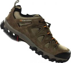 Buty trekkingowe męskie Karrimor Aerator brązowe r. 44. Brązowe trekkingi męskie Karrimor, bez zapięcia. Za 326.69 zł.