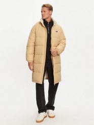 Tommy Jeans Płaszcz zimowy DM0DM20604 Beżowy Regular Fit. Brązowe płaszcze męskie Tommy Jeans, na zimę, m, bez wzorów, z jeansu, bez kołnierzyka, bez kaptura. Za 1,199.00 zł.