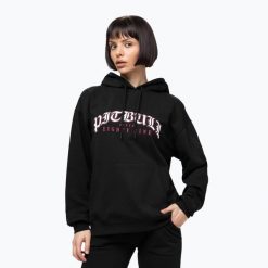 Bluza damska Pitbull Tatto Hooded. Czarne bluzy damskie PITBULL, m, bez wzorów, z bawełny, sportowe, bez ramiączek, bez kaptura. Za 229.99 zł.