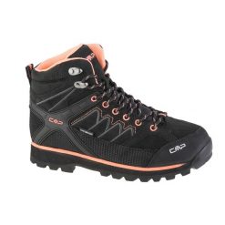 Buty trekkingowe damskie, CMP Moon Mid. Czarne obuwie trekkingowe damskie CMP, z materiału, bez zapięcia. Za 499.99 zł.