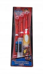 Psi Patrol Szczoteczka oscylacyjna dla dzieci MOTO czerwona. Czerwone szczoteczki elektryczne NoName. Za 44.59 zł.