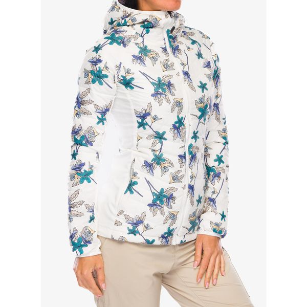 Kurtka ocieplana damska Columbia Powder Pass Hooded Jacket. Białe kurtki sportowe damskie Columbia, bez wzorów, bez ramiączek, bez kaptura, trekkingowe. Za 339.99 zł.