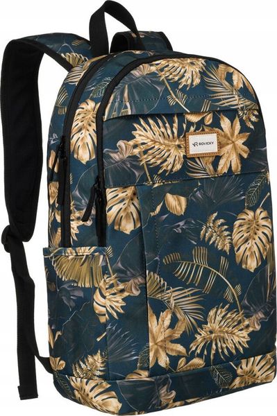 Rovicky Klasyczny, damski plecak z poliestru w roślinny wzór - Rovicky NoSize. Plecaki damskie ROVICKY, bez wzorów, klasyczne. Za 110.37 zł.