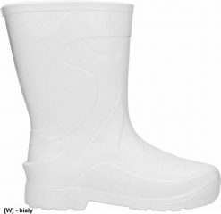 Buty damskie cholewa spód EVA skarpeta trójwarstwowa higieniczna włóknina podeszwa urzeźbiona antypoślizgowa budowa gospodarstwo rolne - biały 37. Białe obuwie sportowe damskie Fagum-Stomil, bez wzorów, bez zapięcia. Za 90.02 zł.