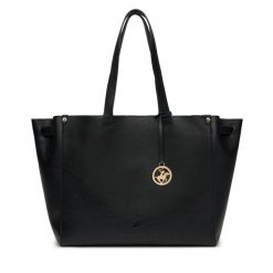 Torebka Beverly Hills Polo Club. Czarne shopperki damskie Beverly Hills Polo Club, bez wzorów, bez dodatków. Za 299.99 zł.