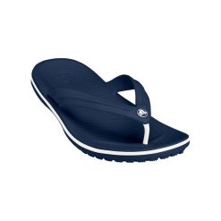 Japonki sportowe męskie Crocs FLIP. Niebieskie buty sportowe męskie Crocs, bez wzorów, z materiału, bez zapięcia. Za 175.00 zł.