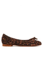 Balagan Baleriny Amuka Brązowy. Brązowe balerinki damskie BALAGAN, bez wzorów, ze skóry, bez obcasa, bez zapięcia. Za 389.99 zł.
