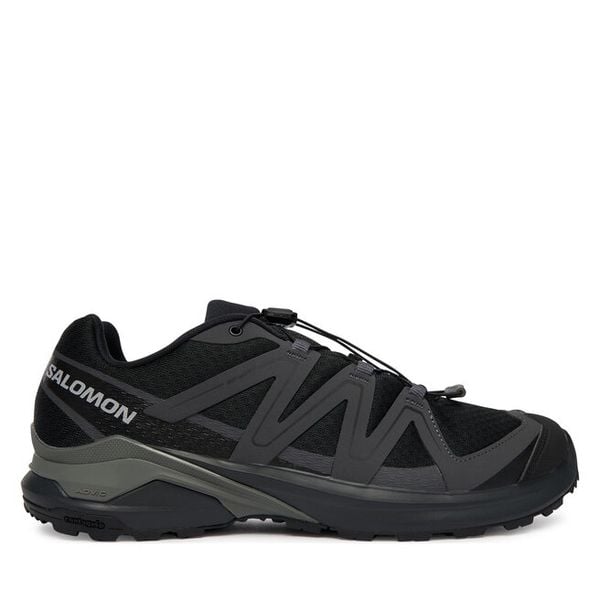 Trekkingi Salomon. Czarne botki męskie Salomon, bez zapięcia. Za 549.99 zł.