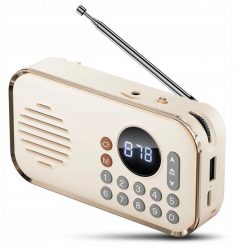 GŁOŚNIK PRZENOŚNY BEZPRZEWODOWY BLUETOOTH RADIO FM USB AUX MP3 NA PREZENT. Głośniki przenośne AMT. Za 136.15 zł.