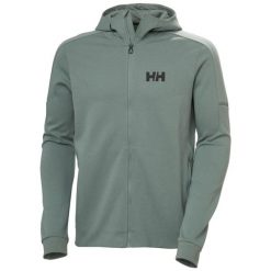 Bluza z kapturem i zamkiem błyskawicznym Helly Hansen HP Tech. Zielone bluzy męskie Helly Hansen, m, bez wzorów, z kapturem. W wyprzedaży za 478.50 zł.