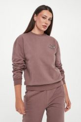 Bluza damska crewneck LIU JO. Bluzy damskie Liu Jo, m, bez wzorów, bez ramiączek, bez kaptura. Za 429.00 zł.