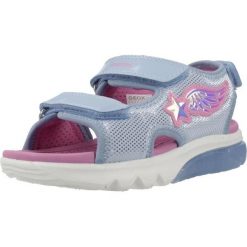 Sandały GEOX J SANDAL CIBERDRON G Niebieski. Niebieskie buty zimowe męskie Geox, bez wzorów, z syntetyku, bez obcasa, bez zapięcia. Za 225.99 zł.