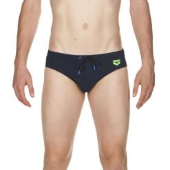 Kąpielówki slipy męskie na basen Arena Sunf Aded Brief. Niebieskie kąpielówki męskie ARENA, m, bez wzorów. Za 49.99 zł.