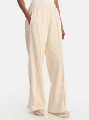 Kappa Spodnie dresowe Banda Malorie 37256WW Écru Regular Fit. Spodnie dresowe damskie Kappa, bez wzorów, z bawełny. Za 249.99 zł.