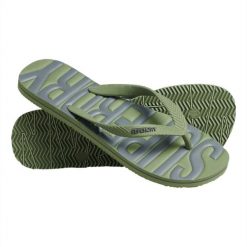 Sandały Superdry Vintage Wegańskie Zielone. Zielone sandały męskie Superdry, bez wzorów, z gumy, eleganckie, bez zapięcia. Za 159.00 zł.