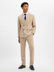 Finshley & Harding London Garnitur Mężczyźni Comfort Fit beżowy, 102. Brązowe garnitury męskie Finshley & Harding London, l, bez wzorów, biznesowe. Za 1,199.95 zł.