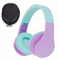 PowerLocus Bluetooth Headphones P1 Teal-Purple. Fioletowe słuchawki bezprzewodowe PowerLocus. Za 102.13 zł.