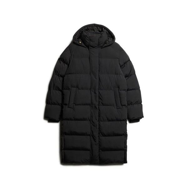 Długa kurtka z kapturem Superdry. Zielone kurtki męskie Superdry, na zimę, s, bez wzorów, z materiału, eleganckie, z kapturem. Za 623.05 zł.
