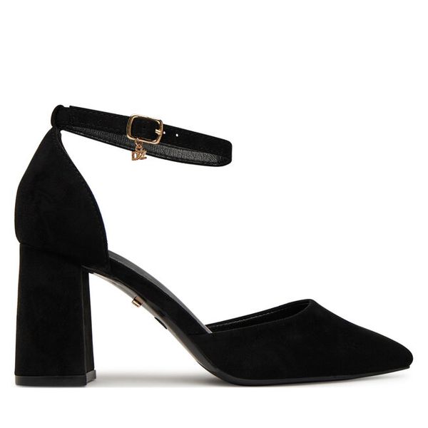 Czółenka DeeZee. Czarne czółenka damskie DeeZee, bez wzorów, bez obcasa, bez zapięcia. Za 139.99 zł.