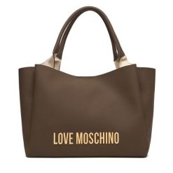 Torebka LOVE MOSCHINO. Brązowe shopperki damskie Love Moschino, bez wzorów, bez dodatków. Za 1,049.00 zł.