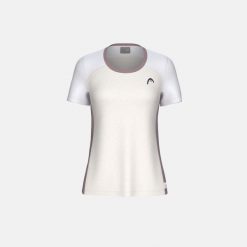 PLAY TECH Damski Top. Białe topy damskie Head, bez wzorów, sportowe, bez kołnierzyka, bez ramiączek. Za 280.00 zł.