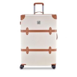 Walizka duża Semi Line. Białe walizki damskie Semi-line, bez wzorów, duże. Za 339.99 zł.