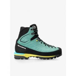 Buty do raków półautomatycznych damskie Scarpa Zodiac Tech GTX. Niebieskie obuwie trekkingowe damskie Scarpa, bez zapięcia. Za 1,054.19 zł.