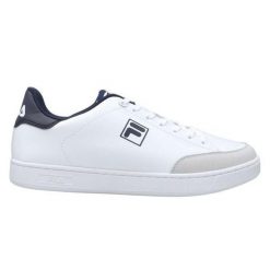 Męskie Buty Sportowe Courtbay. Białe buty sportowe męskie Fila, bez wzorów, bez zapięcia. Za 275.99 zł.