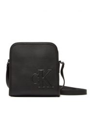 Calvin Klein Saszetka Sculpted Impression Reporter 18 LV04G3157G Czarny. Czarne saszetki i nerki męskie Calvin Klein, bez wzorów, ze skóry. Za 259.99 zł.