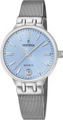 Zegarek damski Festina F20712-2 srebrny. Szare zegarki damskie Festina, srebrne. Za 739.81 zł.