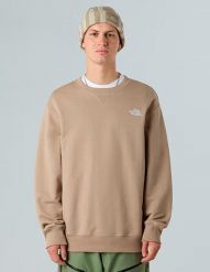 1321 The North Face sweter bawełniany męski XXL, długi rękaw, bez kaptura. Brązowe swetry męskie The North Face, m, bez wzorów, z bawełny, casualowe, bez kołnierzyka, bez ramiączek. Za 430.99 zł.