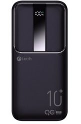 C-TECH Powerbanka 10000mAh, Li-Pol, 22,5W, USB-C/USB-A/micro USB. Powerbanki C-Tech. Za 65.93 zł.