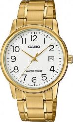 Zegarek Casio ZEGAREK MĘSKI CASIO MTPV002G-7BUDF (zd103b). Zegarki męskie Casio, bez wzorów. Za 237.64 zł.