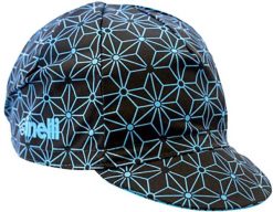 Czapka rowerowa Cinelli Blue Ice. Brązowe czapki damskie CINELLI, na jesień, bez wzorów, z bawełny. Za 125.90 zł.