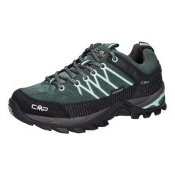 Buty trekkingowe damskie CMP Rigel Low Wp trek. Zielone obuwie trekkingowe damskie CMP, bez zapięcia. Za 379.99 zł.