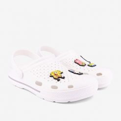 Klapki męskie Coqui. Białe klapki męskie Coqui, bez wzorów, bez zapięcia. Za 138.99 zł.